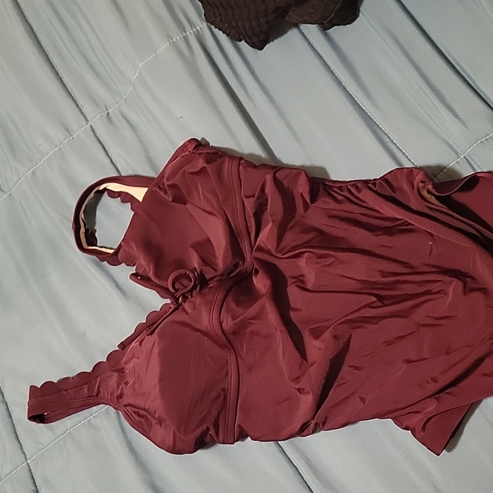 Medium Kona sol purple one piece swimsuit